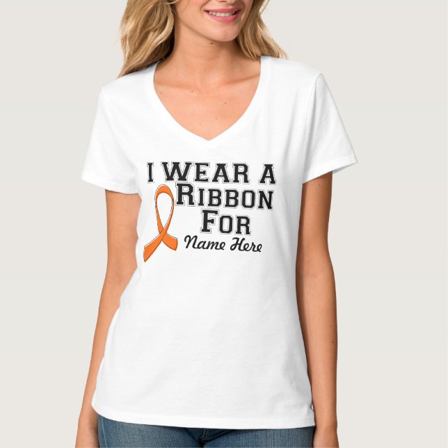 Anpassa I-Bära och menyfliksområdet Orange Tee (Framsida)