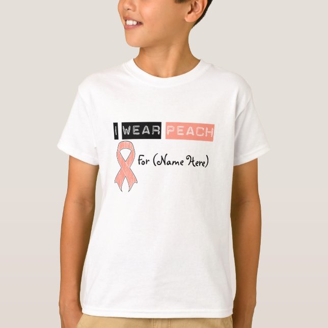 Anpassa I-Bära-pekaren för upprepad cancer Tee Shirt (Framsida)