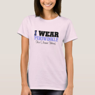 Anpassa I Bära Periwinkle Stomach Cancer Tee Shirt
