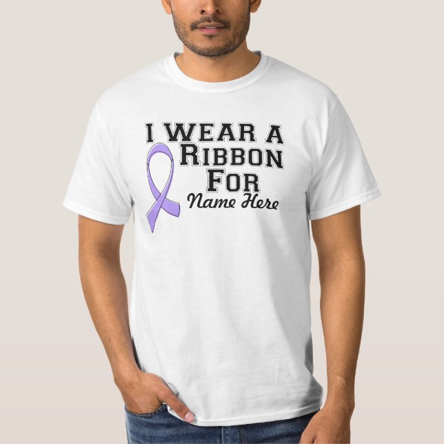 Anpassa i Bära till ett Lavender-band Tee Shirt (Framsida)