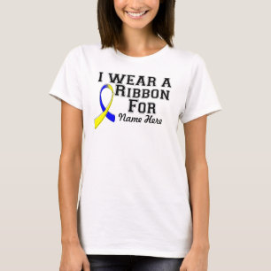 Anpassa I-Bäran till ett menyfliksområde med bl T-shirt