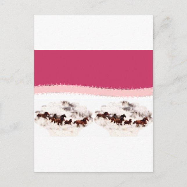 Anpassa inbjudningar och kort för hästar från föde (Framsida)