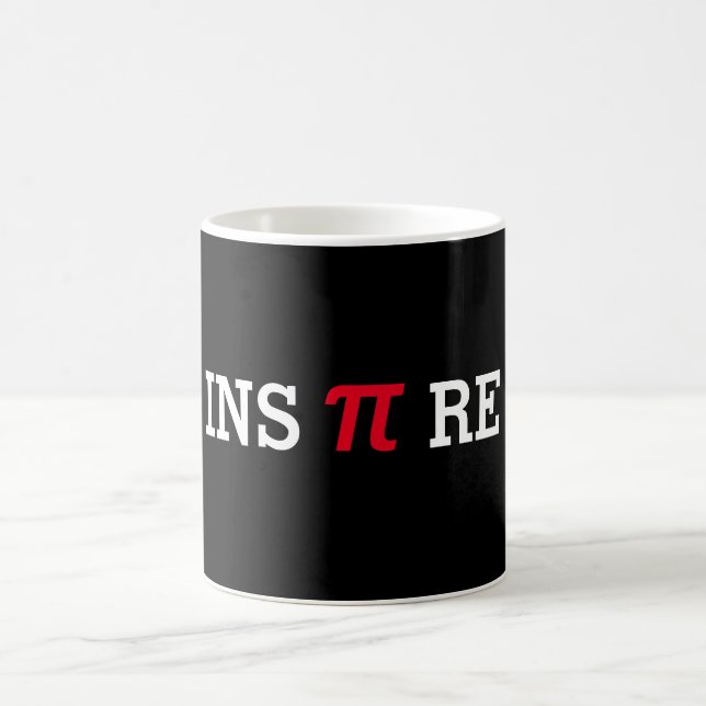 Anpassa inspire Pi Day Mathematics Math Geek Kaffemugg (Center)