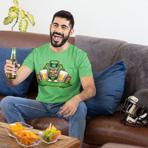 Anpassa irländsk Leprechaun Håll Mina Ölar Klöver T Shirt
