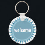 ANPASSA IT Blue Sol Sunshine Namn bricka Text Nyckelring<br><div class="desc">Ordna om utseendet med den här nyckelkedjan för coola. Gör en underbar gåva! Du kan anpassa den och även lägga till text. Kolla min butik för mycket mer färg och mönster! Säg till om du vill ha nåt anpassningsbar också.</div>