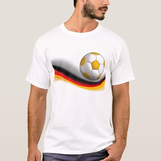 Anpassa Jag älskar fotboll t-shirts (Framsida)
