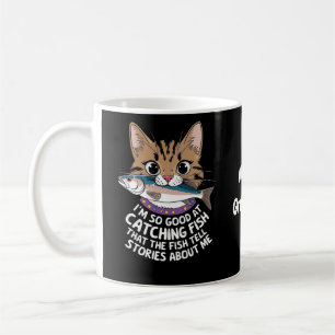 Anpassa Jag är så bra på att fiska Kaffemugg