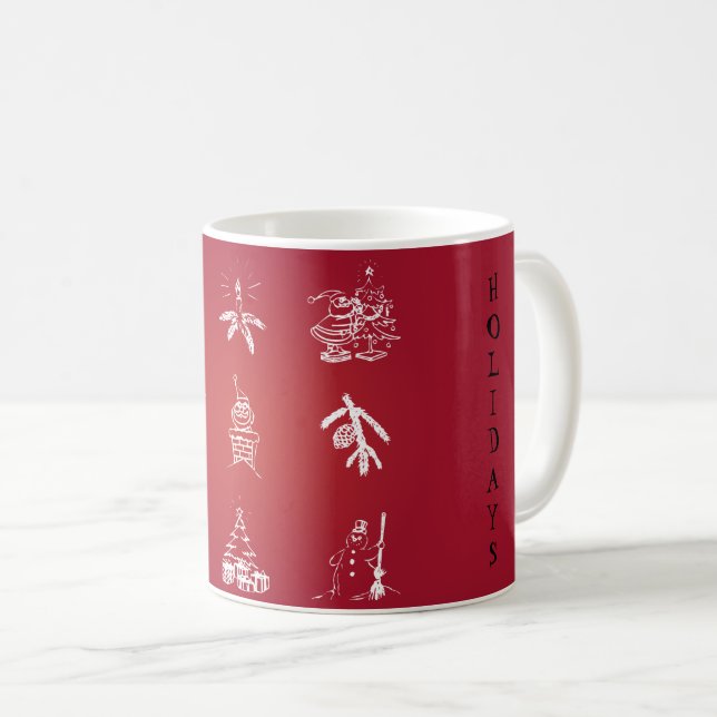 Anpassa julklapp kaffemugg (Framsida höger)