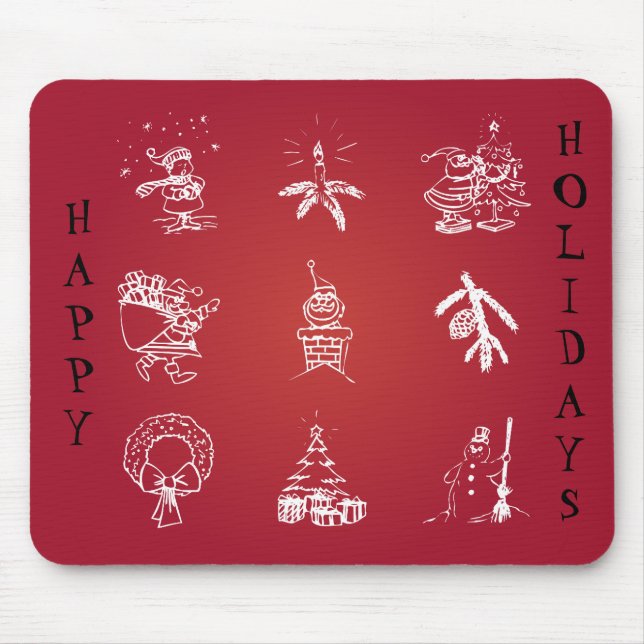 Anpassa julklapp musmatta (Framsidan)