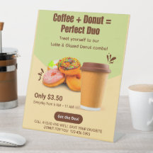 Anpassa Kaffe Och Munkar Den Perfekta Duon