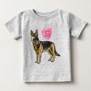 Anpassa Kärlek Min tyska schäferhund Husdjur T Shirt
