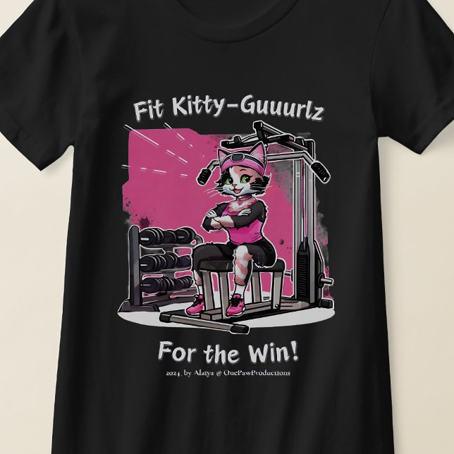 Anpassa Kattunge Gurl, Rosa. T Shirt (Skapare uppladdad)