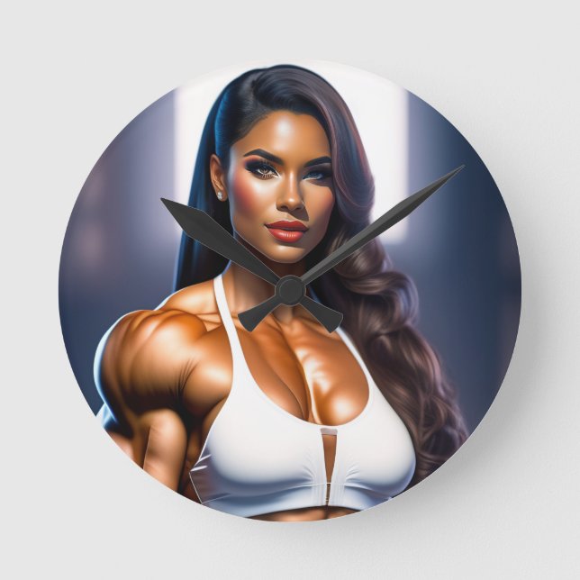 Anpassa klockan för hemmakontoret rund klocka (Framsida)