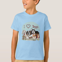 Anpassa Klubben Text Hund Pack T-Shirt