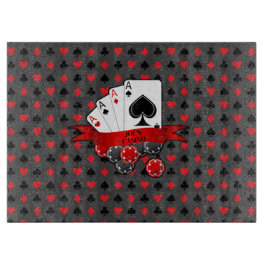 Anpassa Kostym med rött kort i 4 Ess på Grått