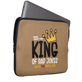 Anpassa Kung till Pappa-skämt Laptop Fodral