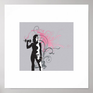 Anpassa kvinnans Poster