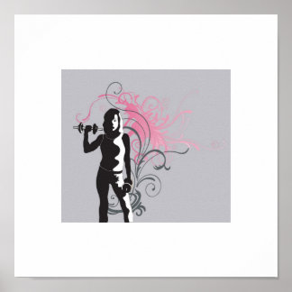 Anpassa kvinnans Poster