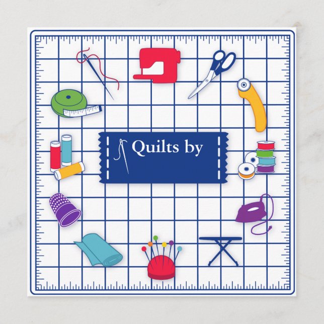 Anpassa Label Quilt Time (Framsida)