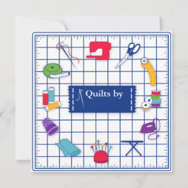 Anpassa Label Quilt Time
