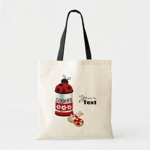 Anpassa Ladybug Tote Bag Tygkasse