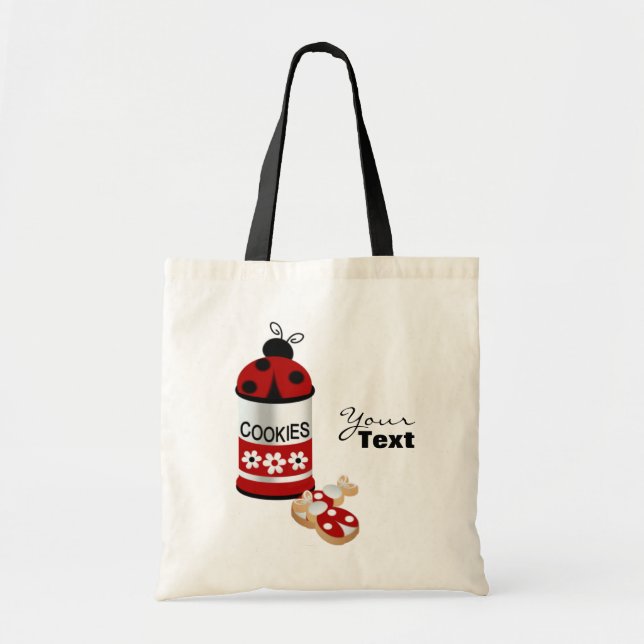 Anpassa Ladybug Tote Bag Tygkasse (Framsidan)