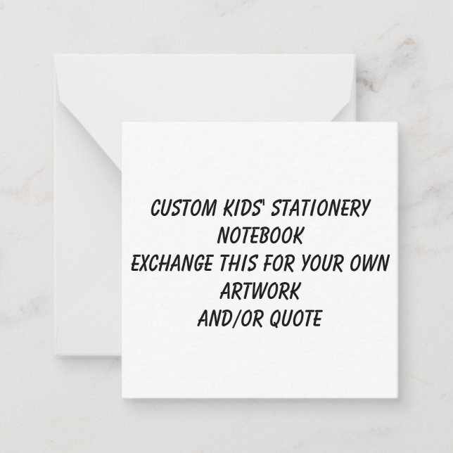 Anpassa Lägg till foto eller teckning i Namn Anteckningskort (Framsida)