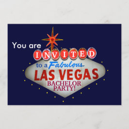 Anpassa Las Vegas välkomstskylt Inbjudningar