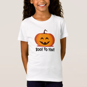 Anpassa leende Pumpkin Halloween T Shirt