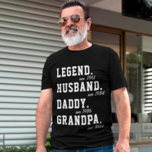 Anpassa legend Make pappa Grandpa med år