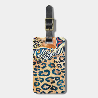 Anpassa Leopard- och Jungle-resväskemärke Bagagebricka
