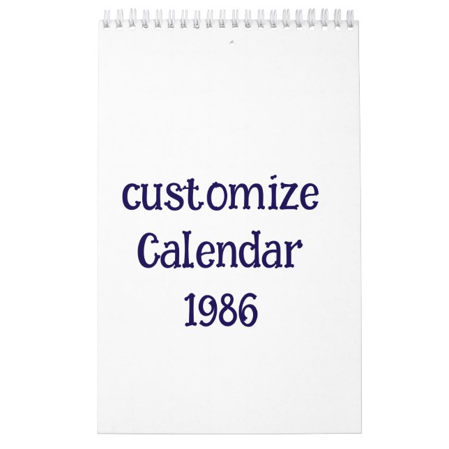 anpassa liten enkel sida kalender (Omslag)