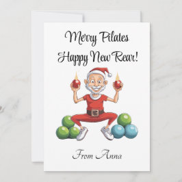 Anpassa ljuva pilaters instruktör Jul Julkort