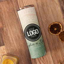Anpassa Logotyp | Elegant Grönt Yoga