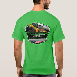 Anpassa Logotyp för Markrensning och Mulching Serv T Shirt