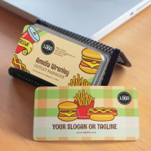 Anpassa Logotyp | Hamburger Hotdog Theme