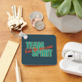 Anpassa Logotyp Motivational Team Spirit Office Nyckelring