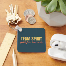 Anpassa Logotyp Motivational Team Spirit Office Nyckelring