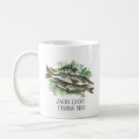 Anpassa Lucky Fishing Mugg | Pike och Perch