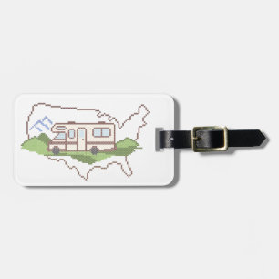 Anpassa Luggage Tag-numret för Väg-Resa USA Bagagebricka