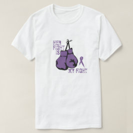 Anpassa Lupus-stödet för hennes kamp är min Boxing T Shirt