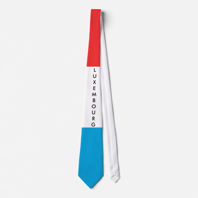Anpassa luxemburgsk Flagga Tie Slips (Framsida)