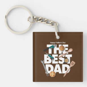 Anpassa Lycklig Fars dag Bästa Pappa-Mörken