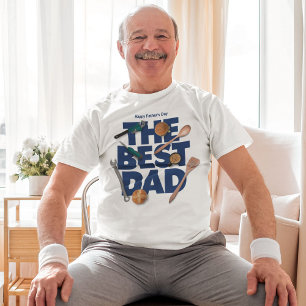 Anpassa Lycklig Fars dag Bästa Pappa T Shirt