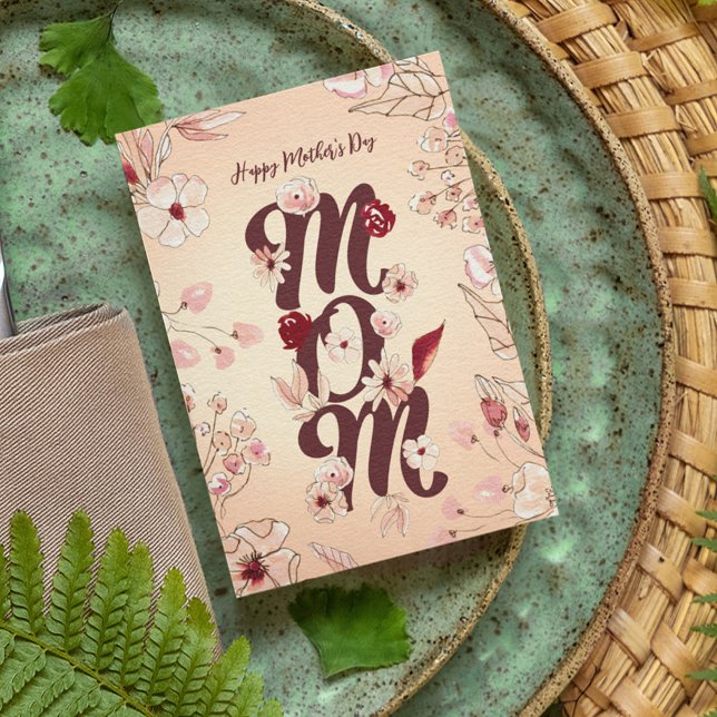 Anpassa Lycklig Mors dag Mamma Kort (Skapare uppladdad)