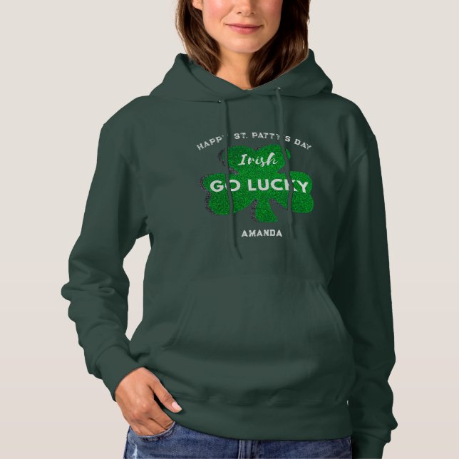 Anpassa Lycklig St. Pattys dagskjorta T Shirt (Framsida)