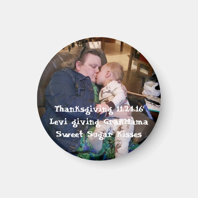 Anpassa Magnet lägg till ditt speciella foto (Framsidan)