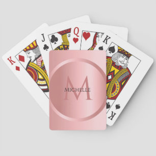 Anpassa mallen för Elegant av rollgamla monogram Casinokort