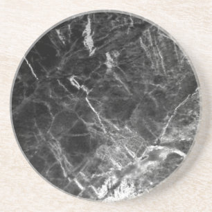 Anpassa mallen för Trendig av svart marmor-Elegant Underlägg