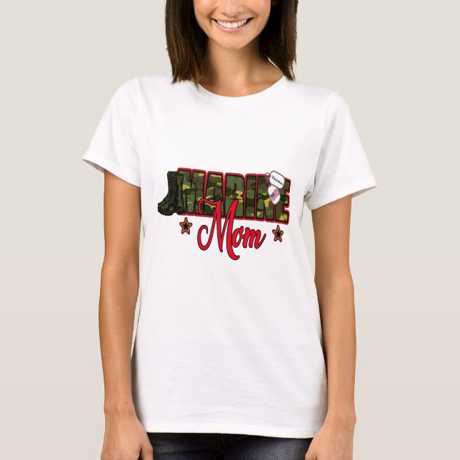 Anpassa Mamma med Hund med Märkre T Shirt (Framsida)